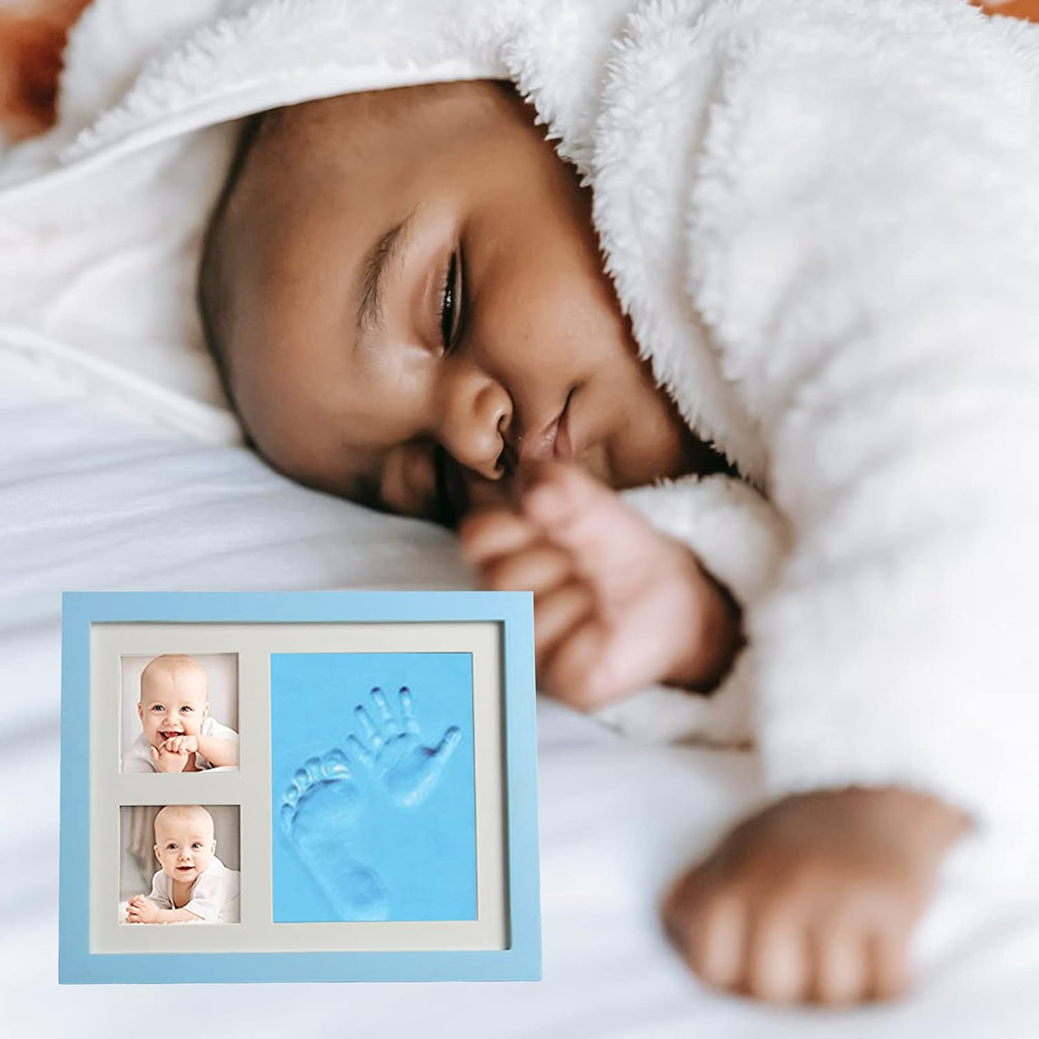 P Frame with Mud R Baby Girls Boys Hand & Otpri Nursery Decor Baby Newborn Type 3 image number 1