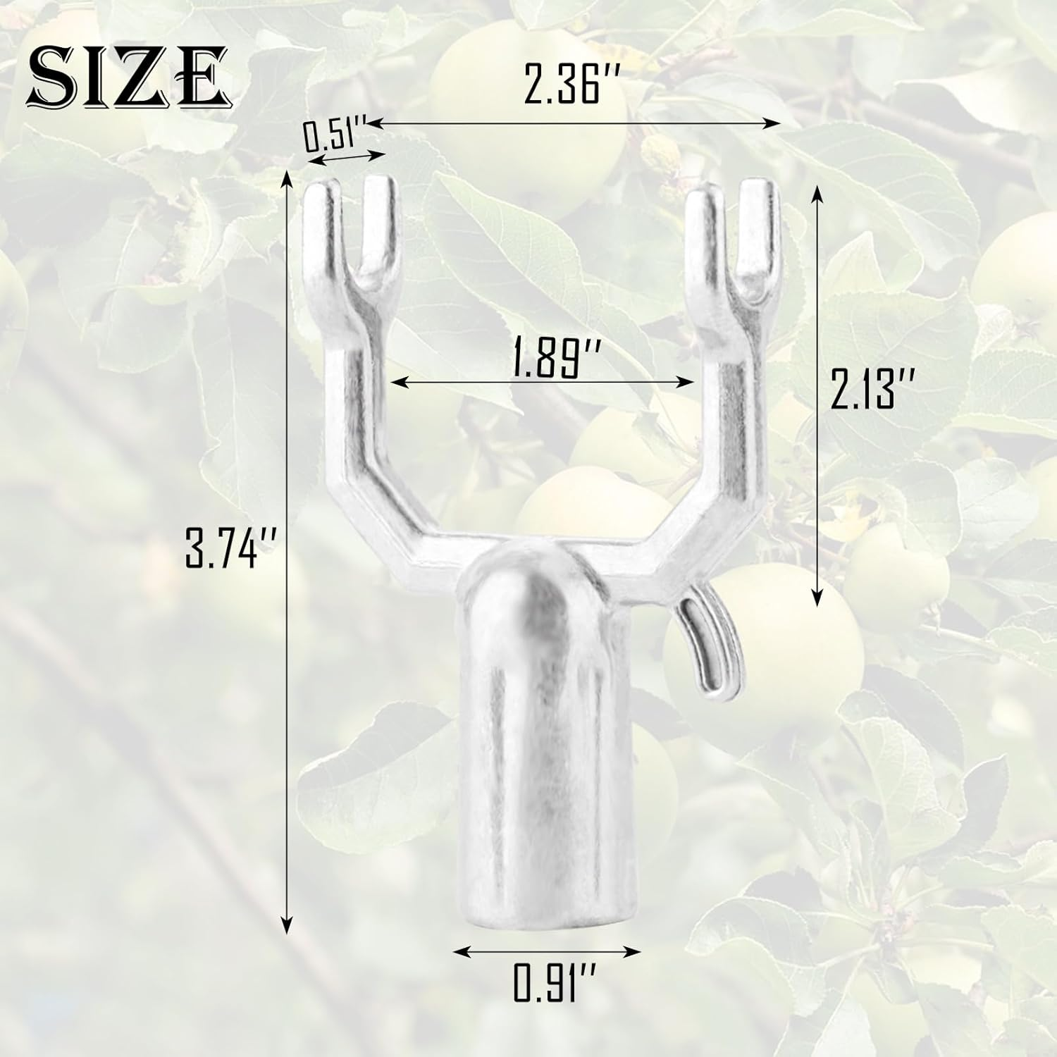 12 Pack Plant Stakes for Outdoor Plants Y-Shaped Supports Metal Tree Supports for Leaning Tree Silver Tree Straightening Kit for Gardening Plant Branch Support for Fruit Trees