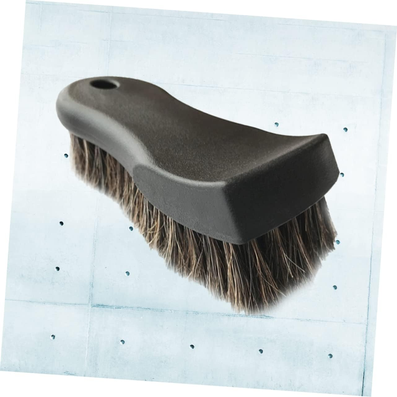 Horse Hair Car Roof Cleaner and Leather Seat Dusting Brush, Automotive Interior Cleaning Mane Brush, Soft Black Bristles for Vehicle Detailing and Upholstery Care image number 2