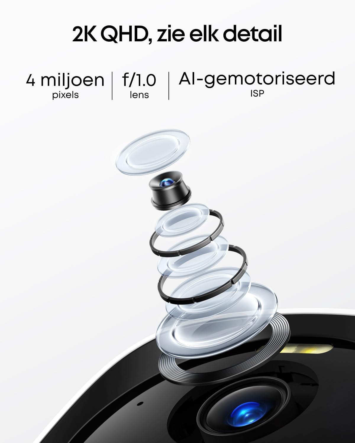 Eufy Security Eufycam E40 Additional Camera, Wireless Solar Outdoor Security Camera, 2K Resolution with Integrated Solar Panel, Maxcolor Night Vision image number 1