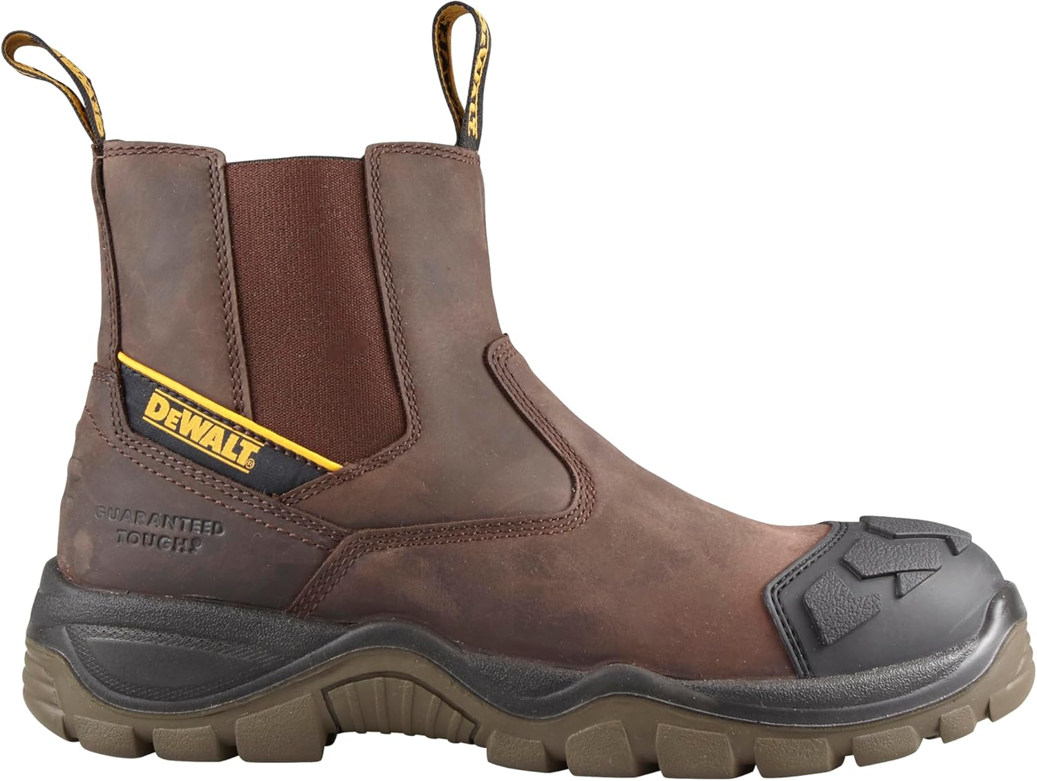 Dewalt Hunter Safety Boots - Safety Steel Toe Cap Boots with Waxed Crazy Horse Leather Upper and Comfort Insole - Non Slip Ankle Work Boots
