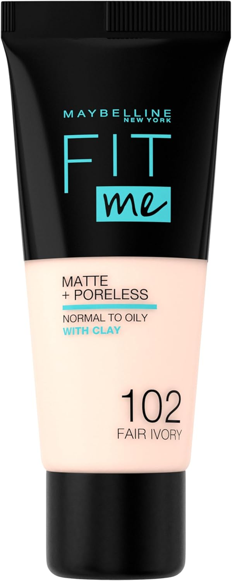 Maybelline New York Fit Me Matte & Poreless Mattifying Liquid Foundation - Fair Ivory 105