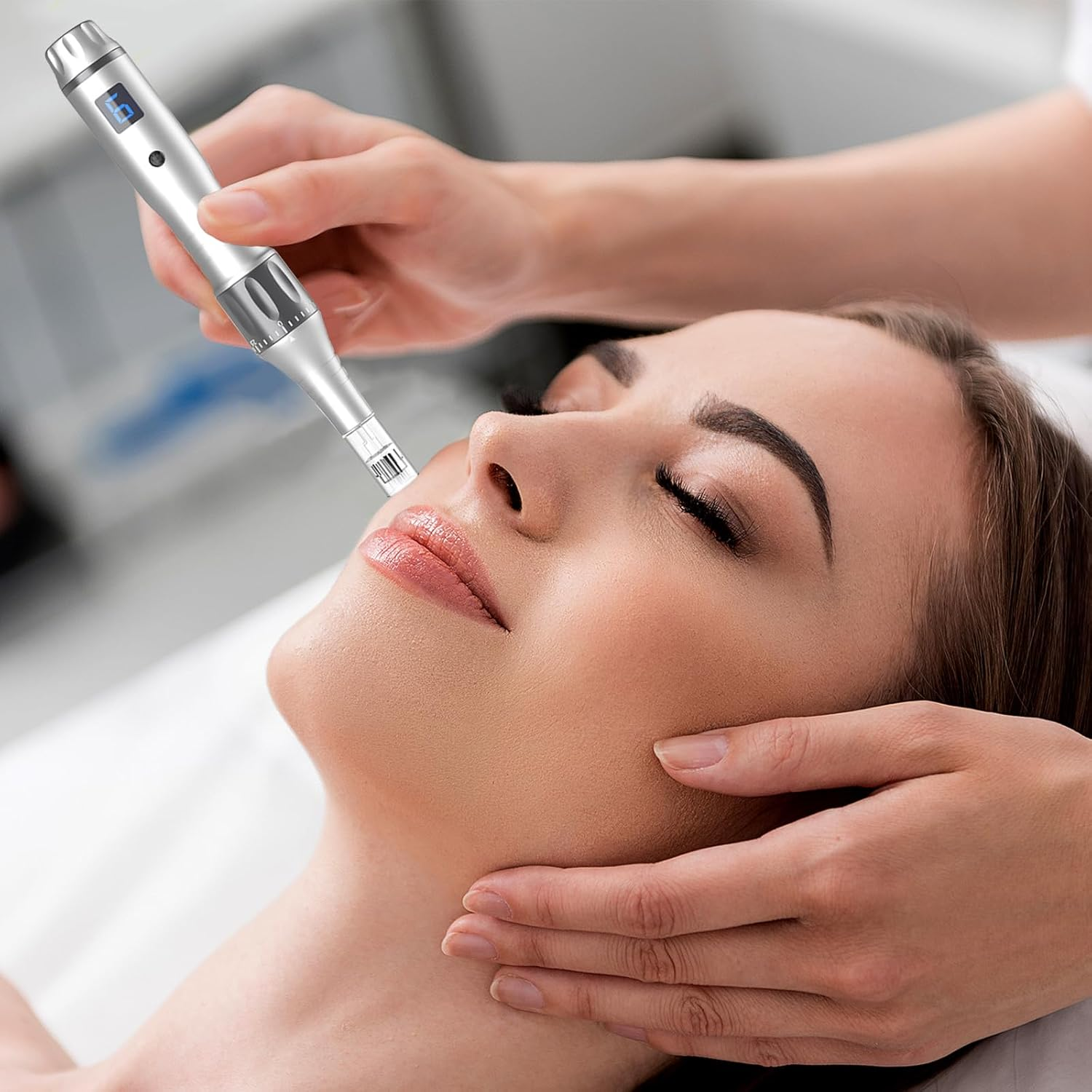 Derma Roller Pen 0.25Mm, Microneedling Pen for Hair Face Scalp Beard Skin Care at Home Use image number 4