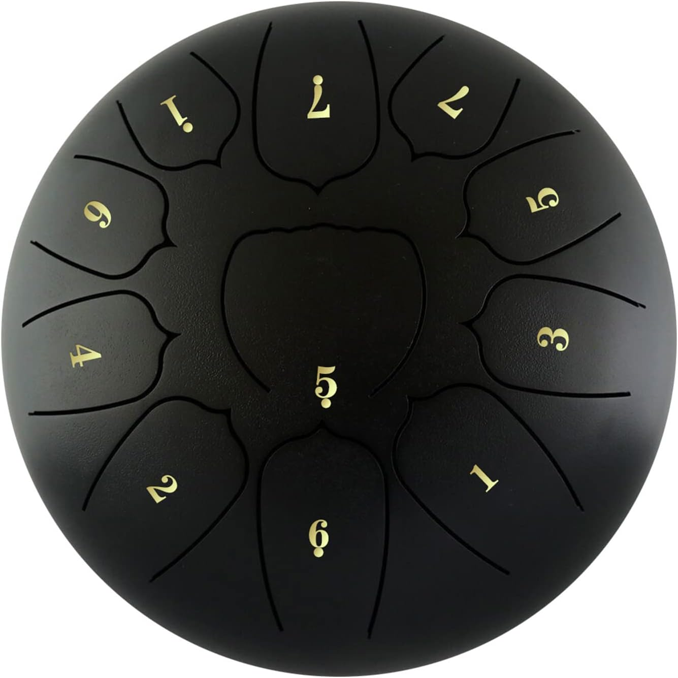 10 Inch Steel Tongue Drum 11 Notes Handpan Drum with Drum Mallet Finger Picks Percussion for Meditation Yoga