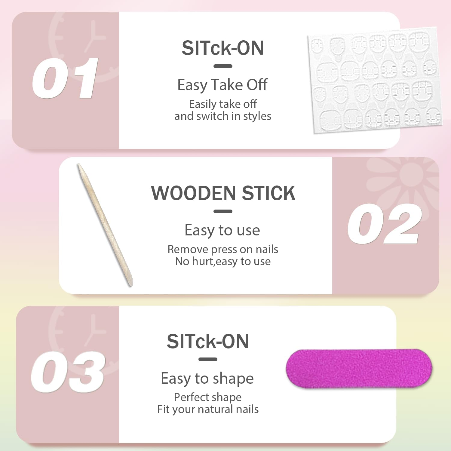 Kqueenest Dark Green Press on Nails Short Square, Short False Nails with Glue, Glossy Solid Emerald Green Fake Nails Set, Natural Fit, Reusable Small Gel Stick on Nail for Women Decoration 24 Pcs image number 5