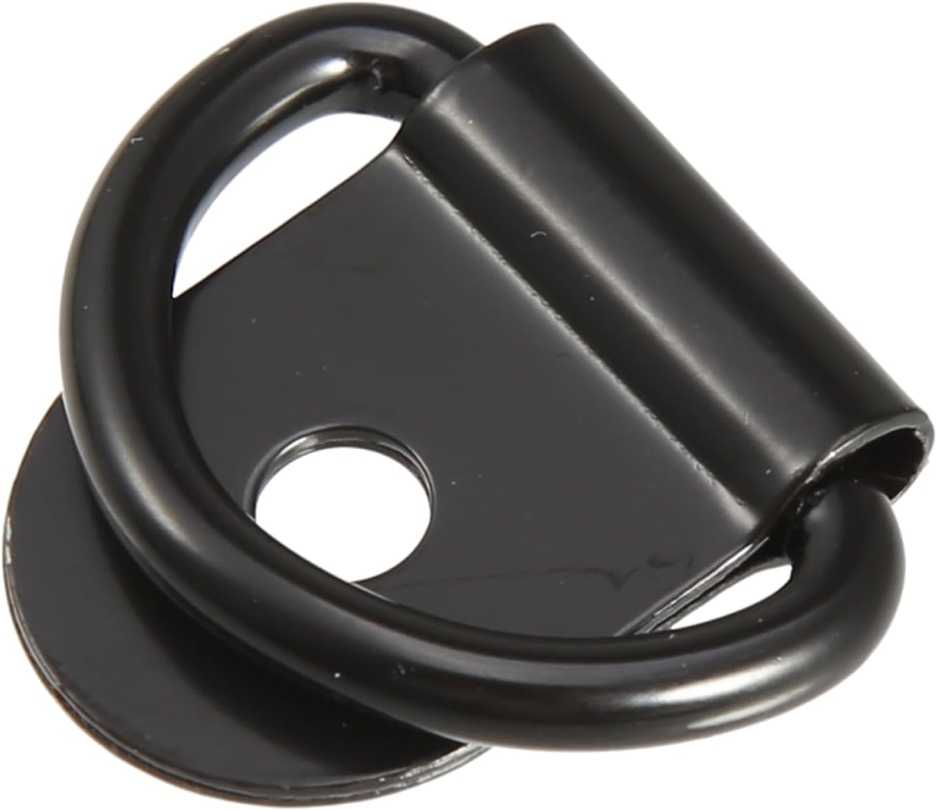 X AUTOHAUX 4Pcs D Ring Tie down Anchor 3Mm Diameter D Rings Anchor Lashing Ring for Trailer Truck Boat RV ATV SUV Vehicle Cars Black image number 2