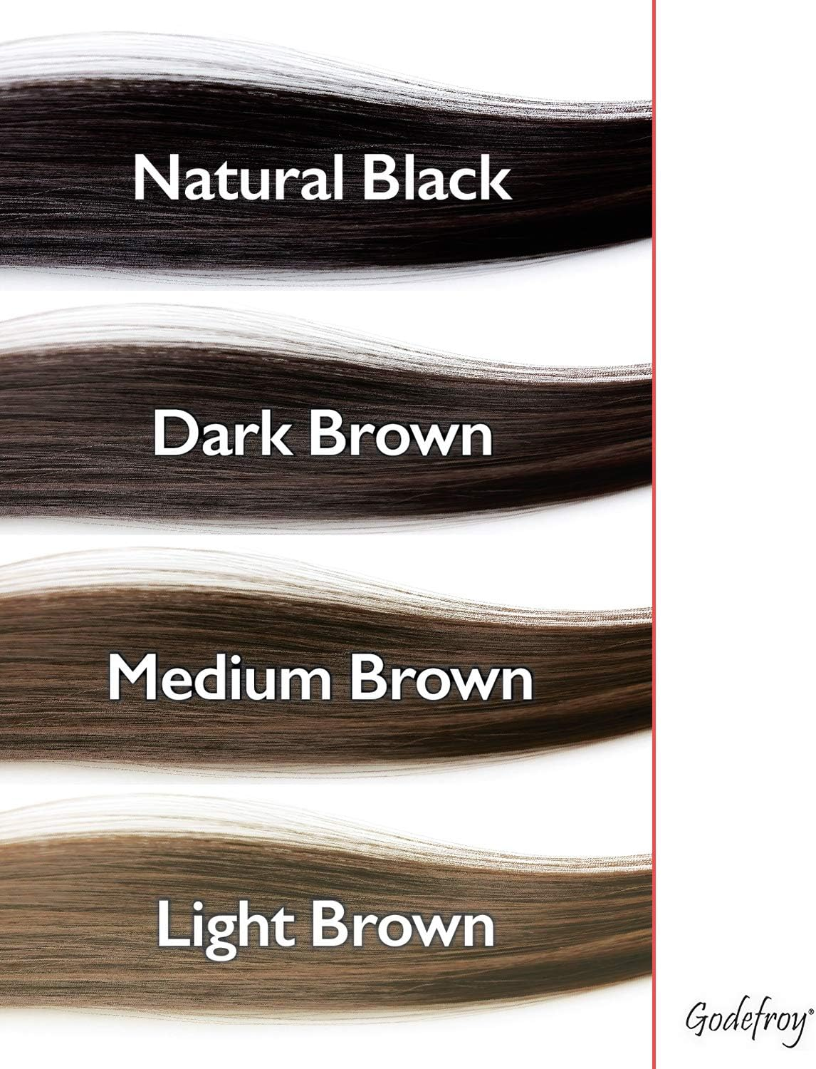 Godefroy Hair Color Tint Kit for 100% Gray Coverage, Medium Brown, 20 Applications, Long-Lasting Root Touch-Up for Men & Women, Pre-Measured Capsules, No Waste, DIY Salon-Quality Results at Home image number 2