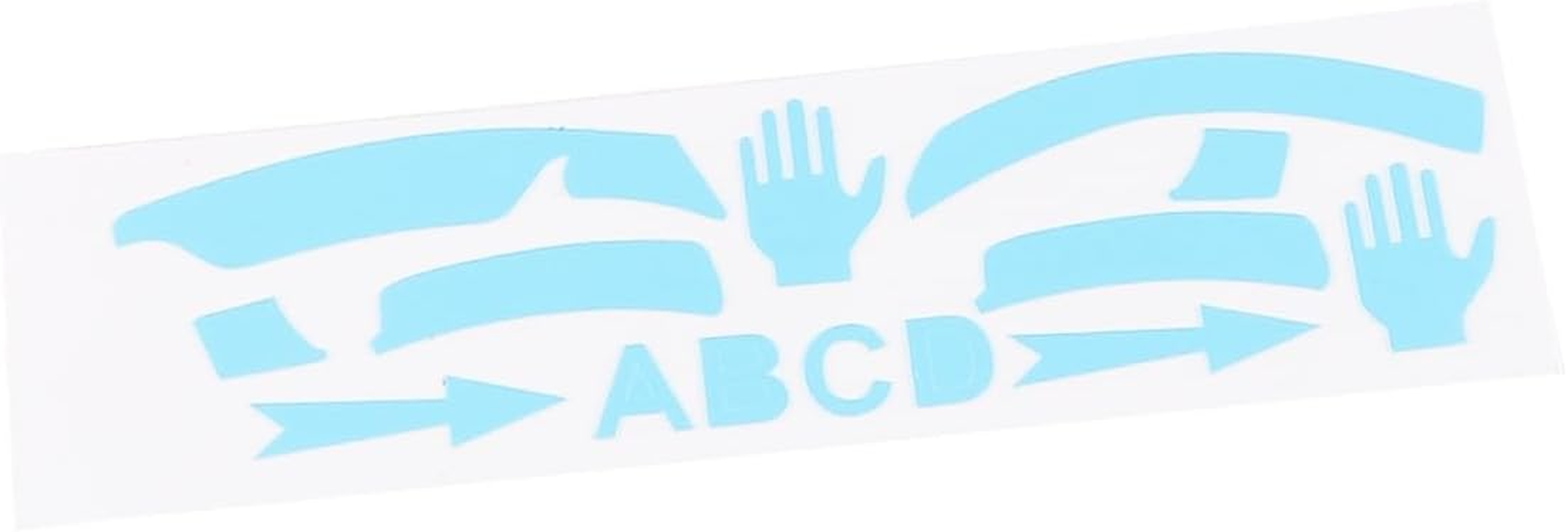 Laroal Drone Fluorescent Stickers Waterproof and Anti-Fouling Luminous Stickers for NEO Drone Accessories Color Change Film Kit image number 1