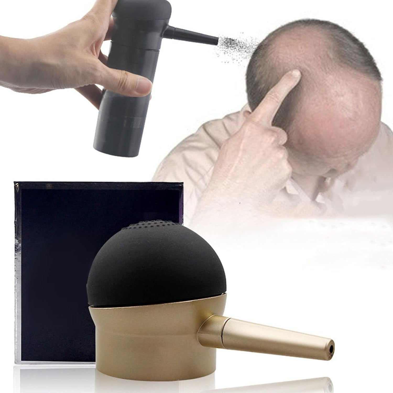 Beaupretty Hair Thickening Nozzle Fiber Nozzle for Salon Supplies Hair Building Sprayer image number 6