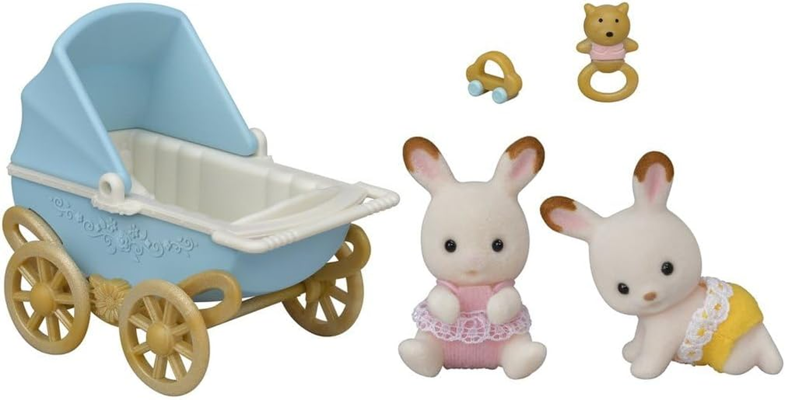 Sylvanian Families - Chocolate Rabbit Twins Set image number 6