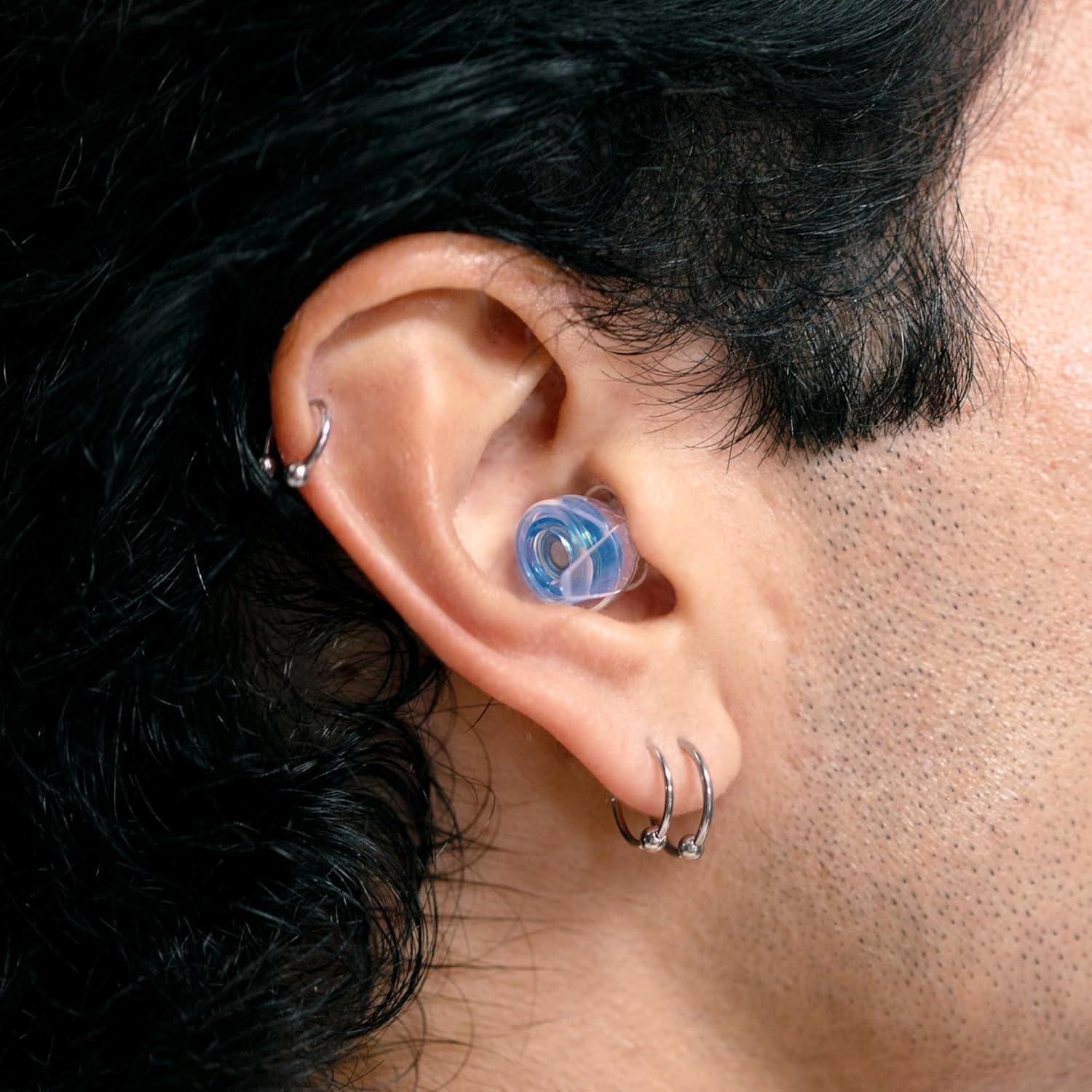 Eargasm High Fidelity Earplugs for Concerts Musicians Motorcycles Noise Sensitivity Conditions and More - Blue image number 3