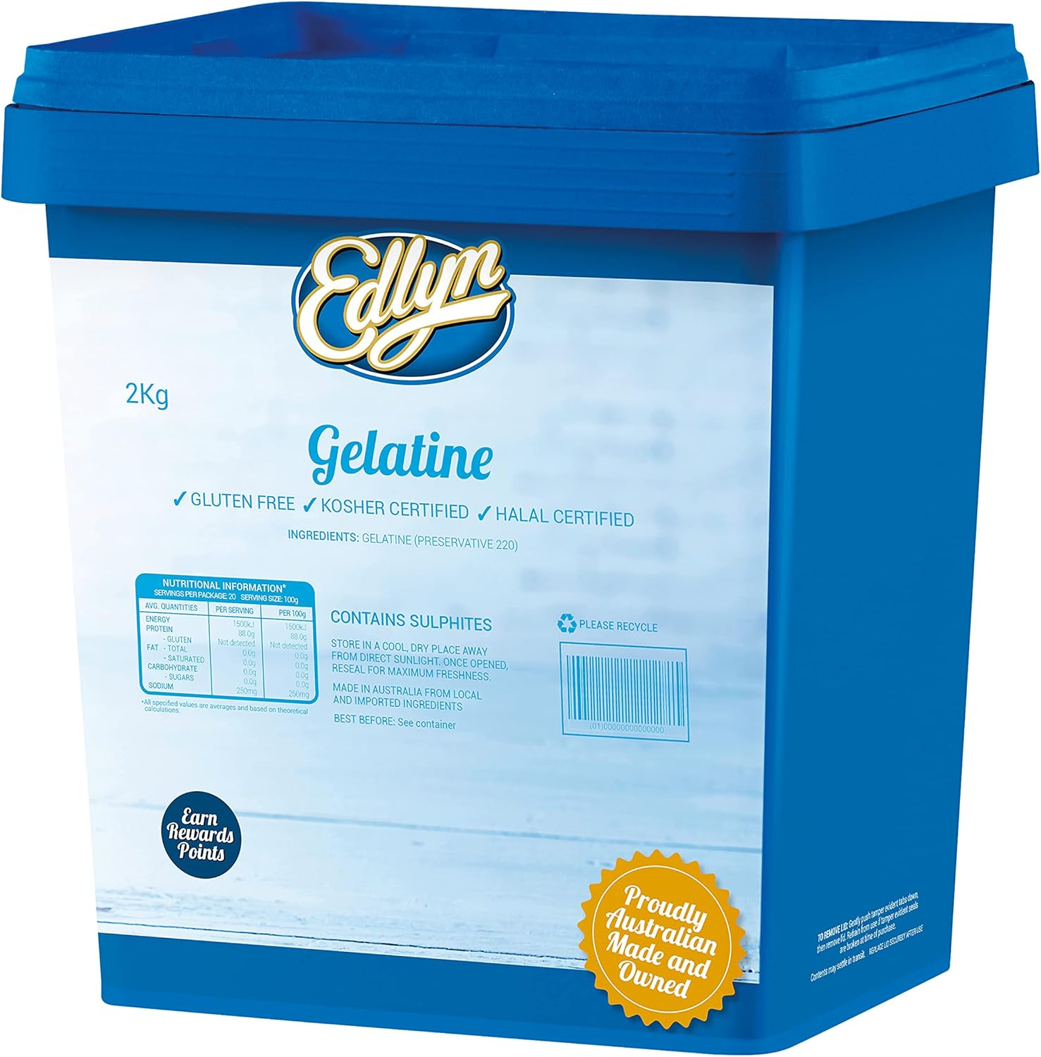 Edlyn Gelatine 2 Kg