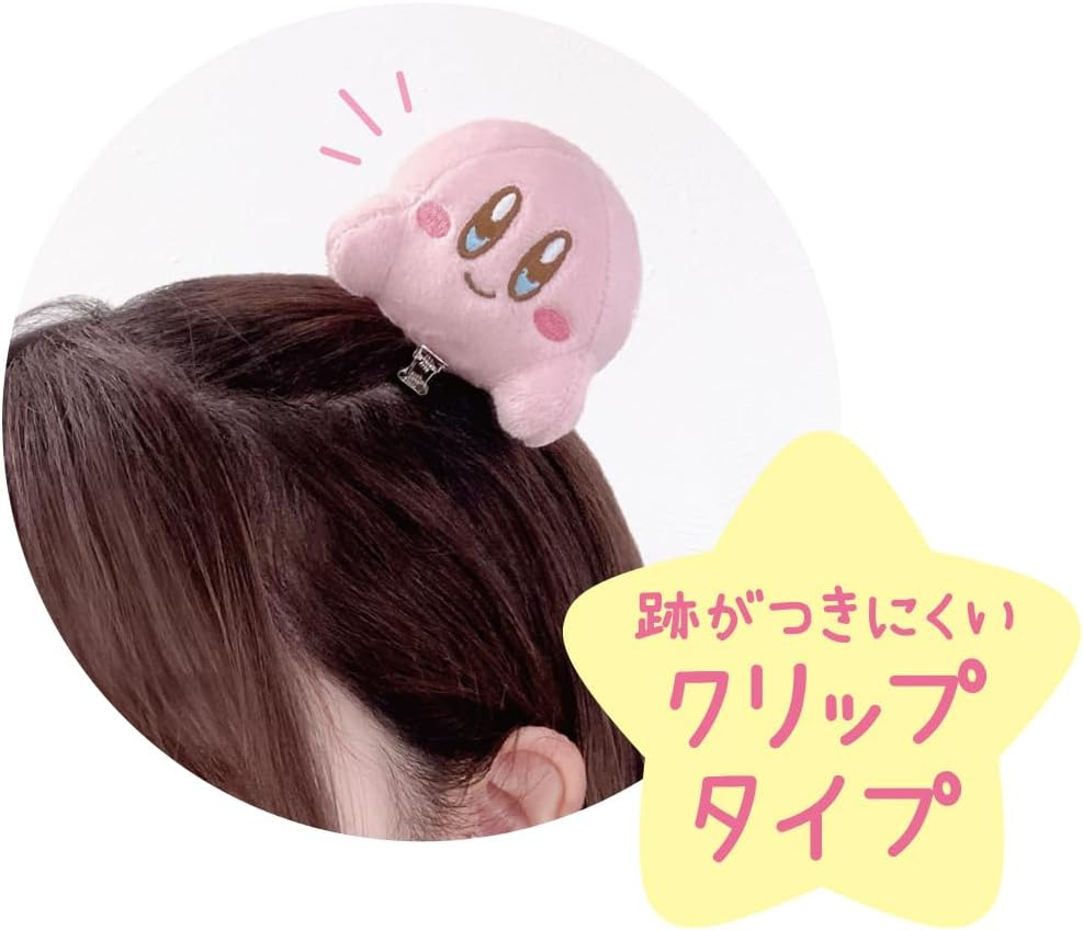 Tees Factory Kirby HK-5537689KB Hoshi Kirby Nesoberi Mascot Hair Clip image number 5