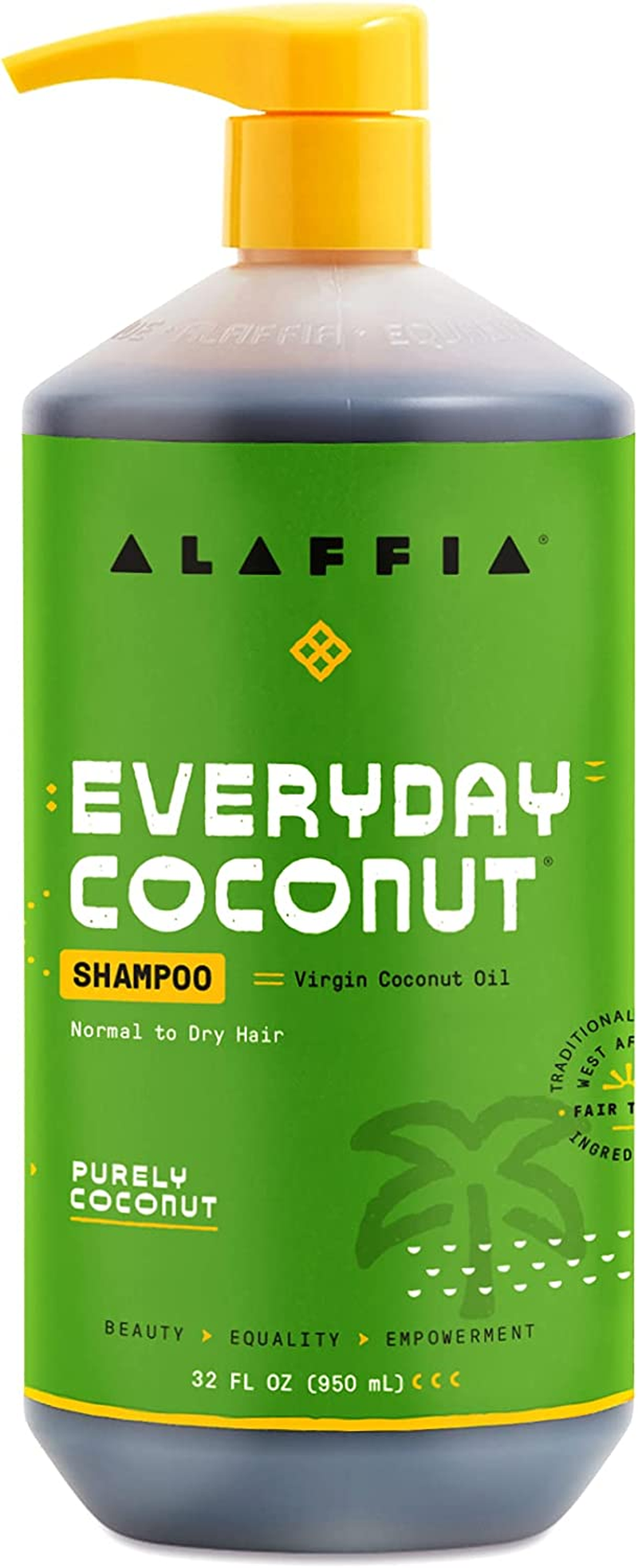 Alaffia Everyday Shea Purely Coconut Scented Hair Shampoo 950 Ml image number 2
