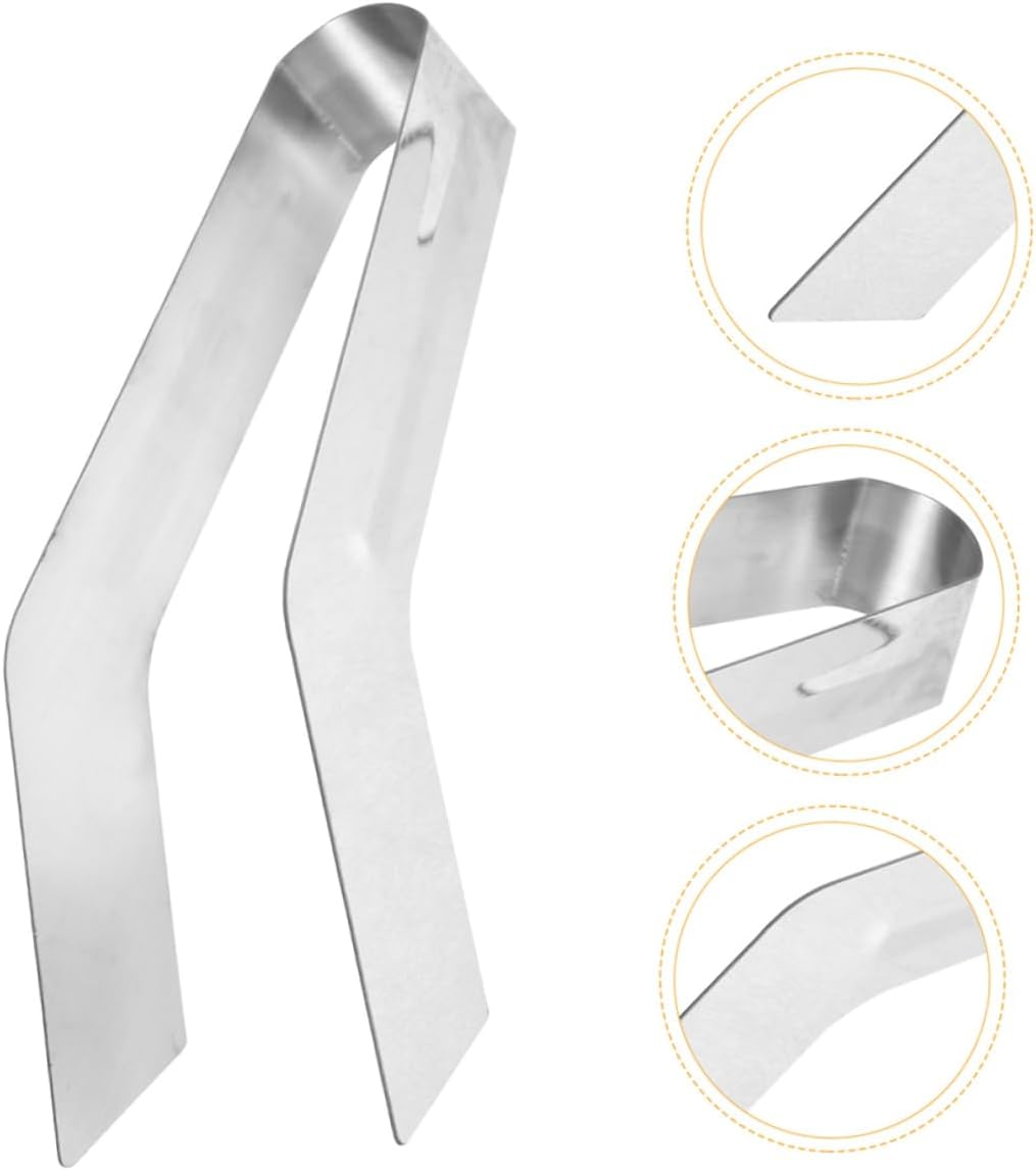 2Pcs Stainless Steel Plants Tong Set Versatile Transplanting Tool for Gardeners Compact Plant Pliers for Skill Levels