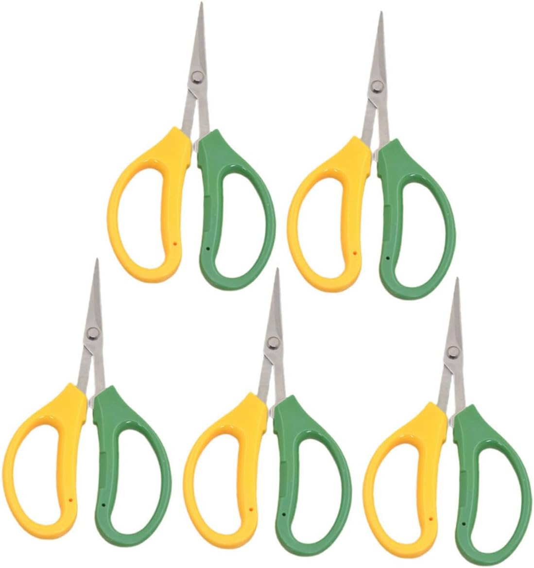 KONTONTY 5Pcs Garden Pruning Shears for Gardening Pruning Shears for Fruit Picking Steel Scissors image number 4