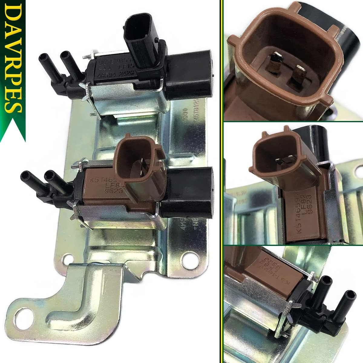 4M5G-9A500 Vapor Canister Purge Solenoid Valve Intake Manifold Vacuum Runner Solenoid Valve for Mazda 3 2004-2013,5 2012-2013, CX-7 2010 2011 2012, 6 2009-2013 Replace#K5T81777｜K5T46597