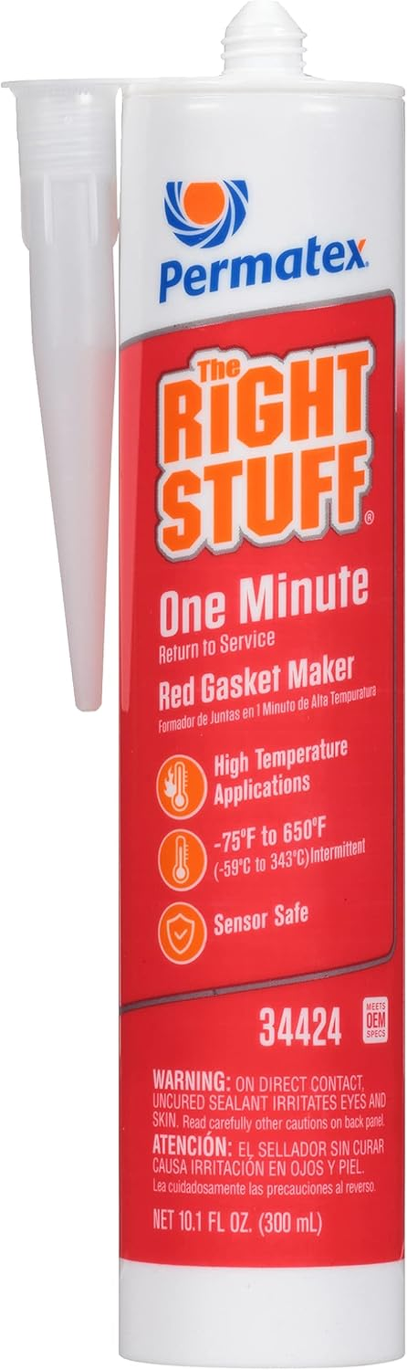Permatex the Right Stuff 90-Minute High-Temperature Gasket Maker Tube 85 G, Red image number 5