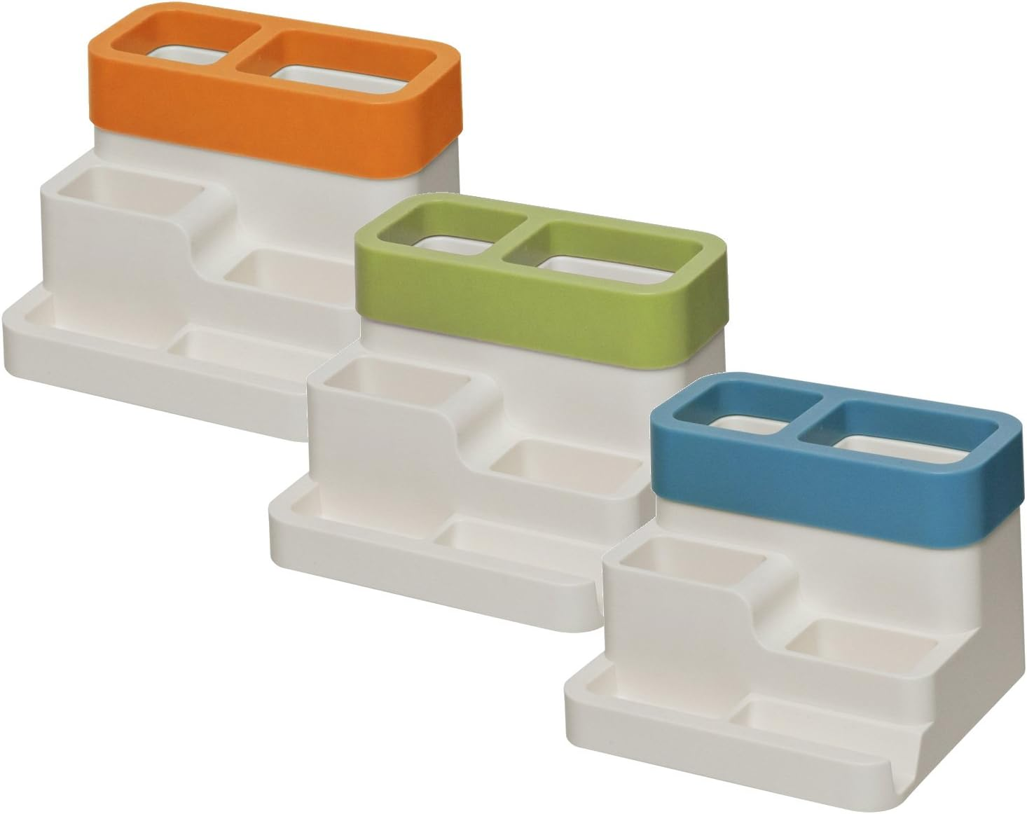 Nakabayashi PLS-MSK1-G Desk Organizer, Pen Holder, Multi Stand, Green image number 4