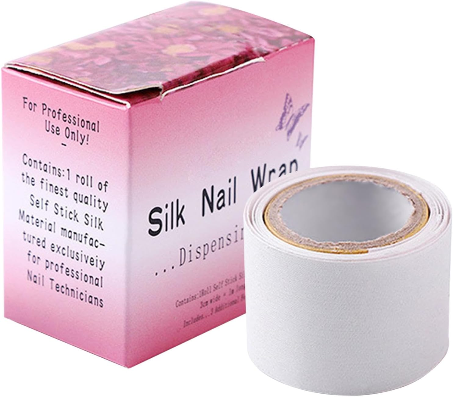 Silk Wrap Nail Reinforce Repair Bandage Tape - Adhesive anti Damage Nail Wrap for Home Use and Salon image number 5