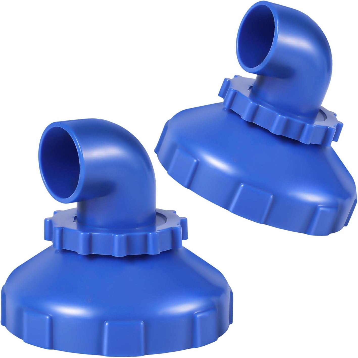 Gosknor 2Pcs 360&deg; Swivel Pool Jet Nozzles, Rotatable Inlet Nozzle Fitting Swimming Pool Spa Water Return Jet Replacement Part for Intex Spout Accessories image number 1