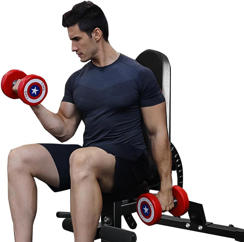 Kingkong Fitness Adjustable Heavy Duty Incline/Decline Workout Bench, Black image number 3