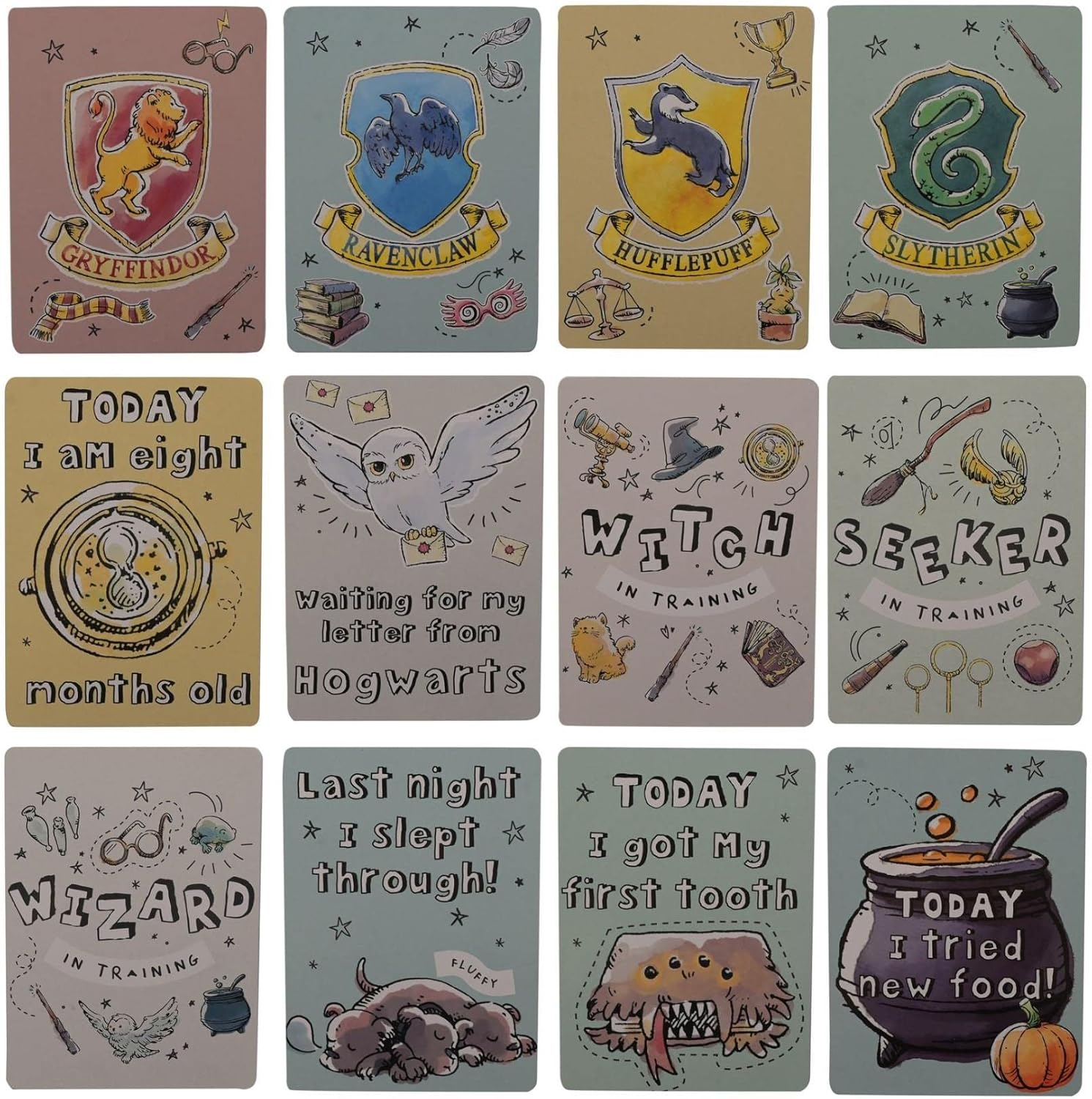 Harry Potter Baby Milestone Cards Pack of 24 3411 image number 1