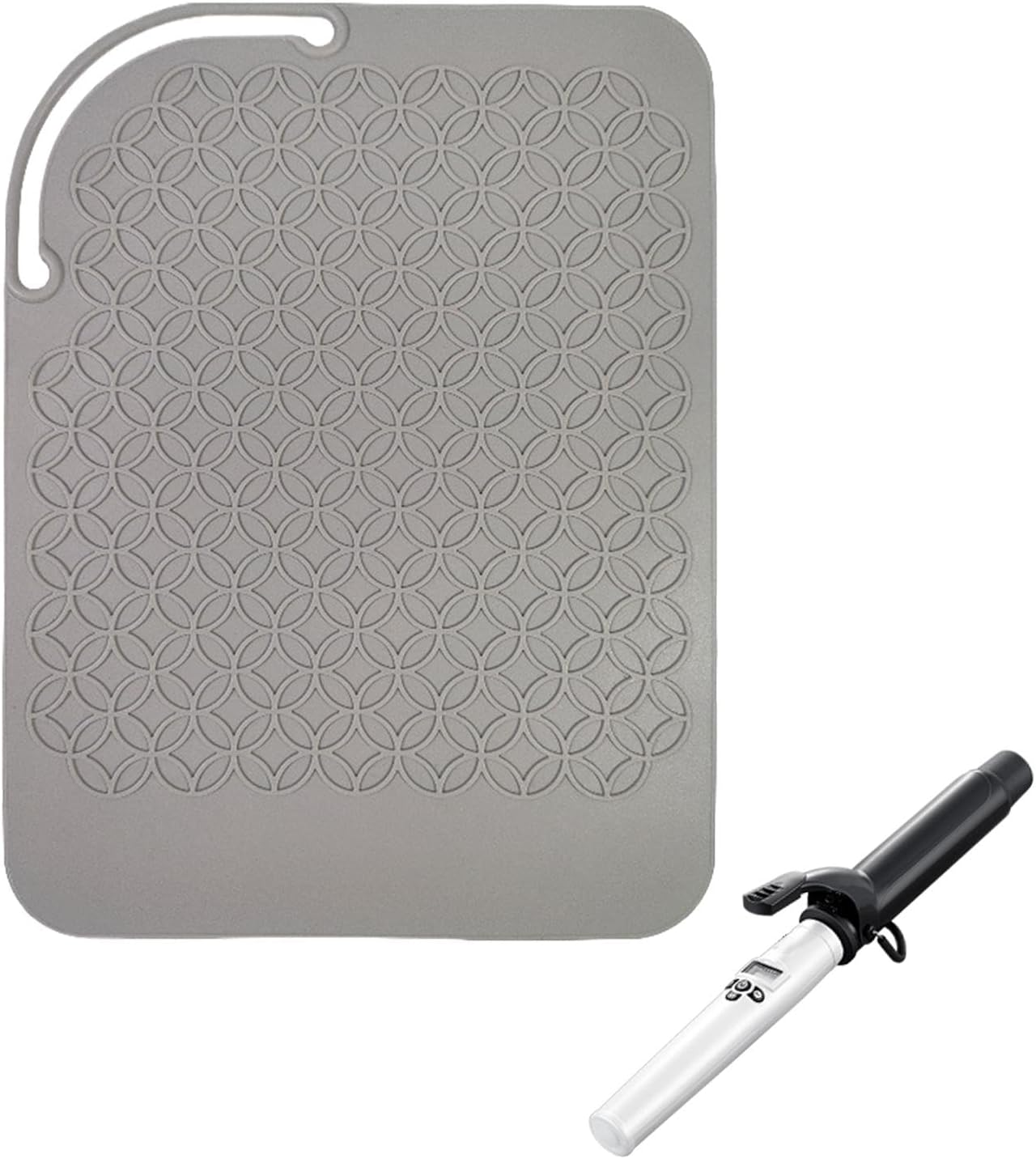 Flat Iron Mat Heat Resistant | Silicone Hot Mat for Hair Tool,Hair Curler Protective Mats Non-Slip Hairdressing Accessories for Curling Iron Hair Straightener Hot Tools