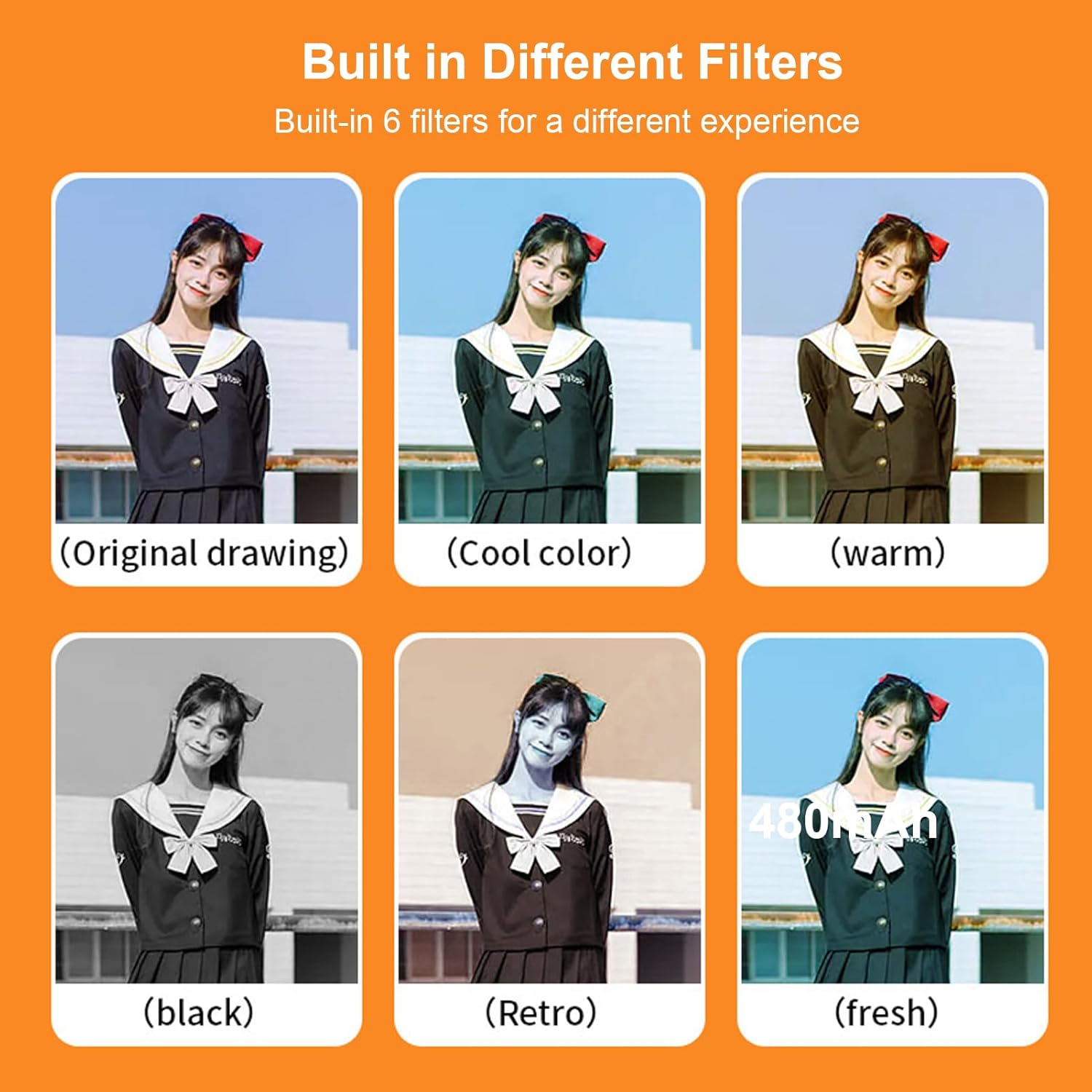 Mini Keychain Camera, 1080P 2MP Small Thumb Sized Camera Keychain with Charger Station, Tiny Video Camcorder, with LED Flash image number 3