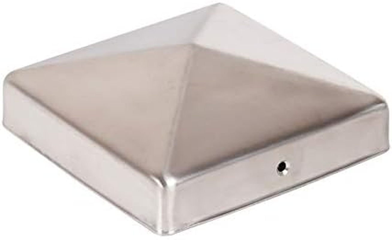 6 X Pyramid Post Caps 101 X 101 Mm Stainless Steel image number 5