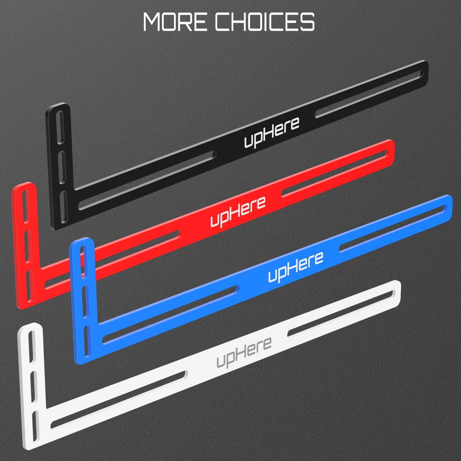 Uphere White Graphics Card GPU Brace Support /Holster Bracket, Anodized Aerospace Aluminum, Single or Dual Slot Cards-(Gl04) image number 5