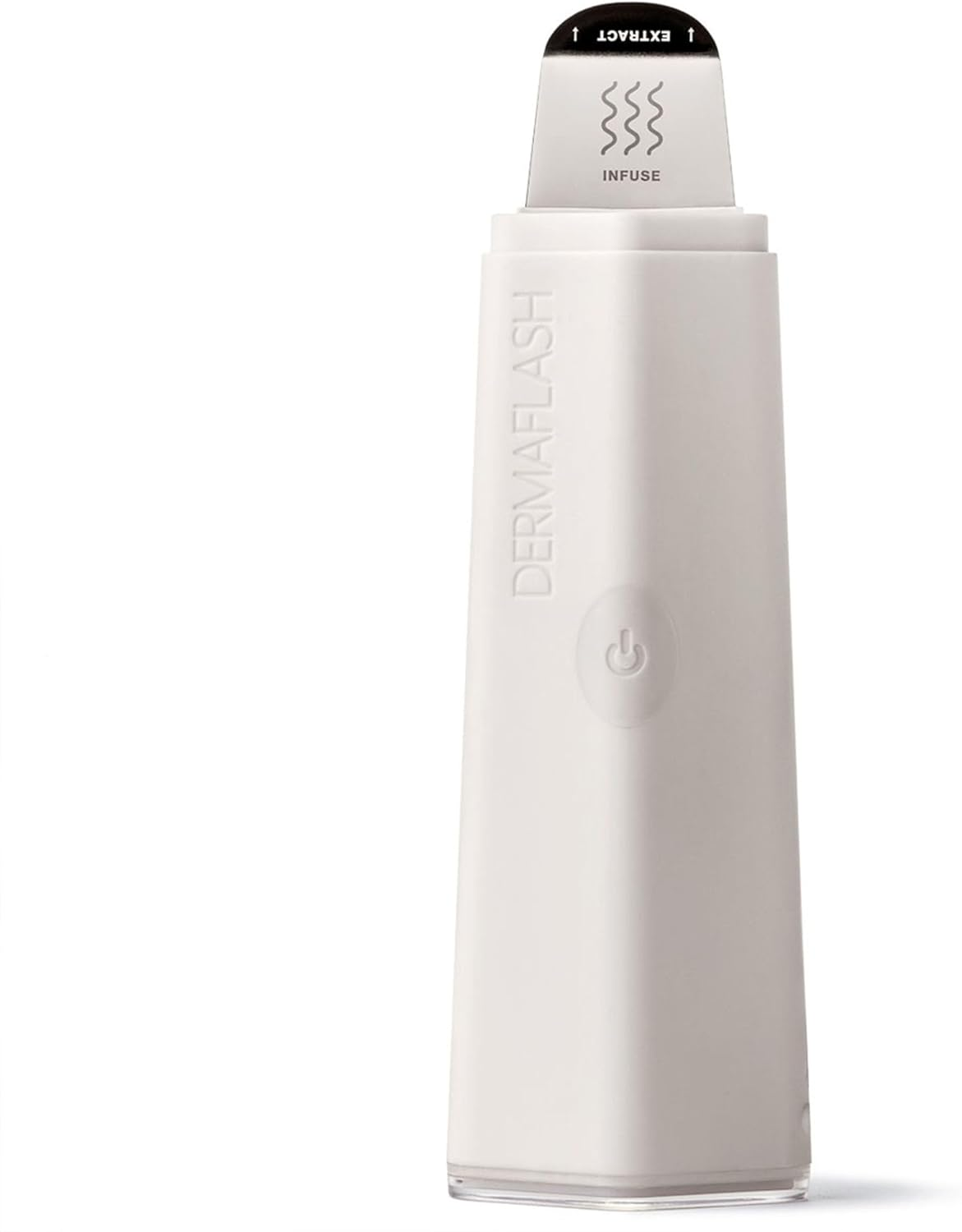 DERMAFLASH DERMAPORE+ Skin Care Device, Ultrasonic 2-In-1 Pore Extractor and Skincare Infuser, Stone image number 4