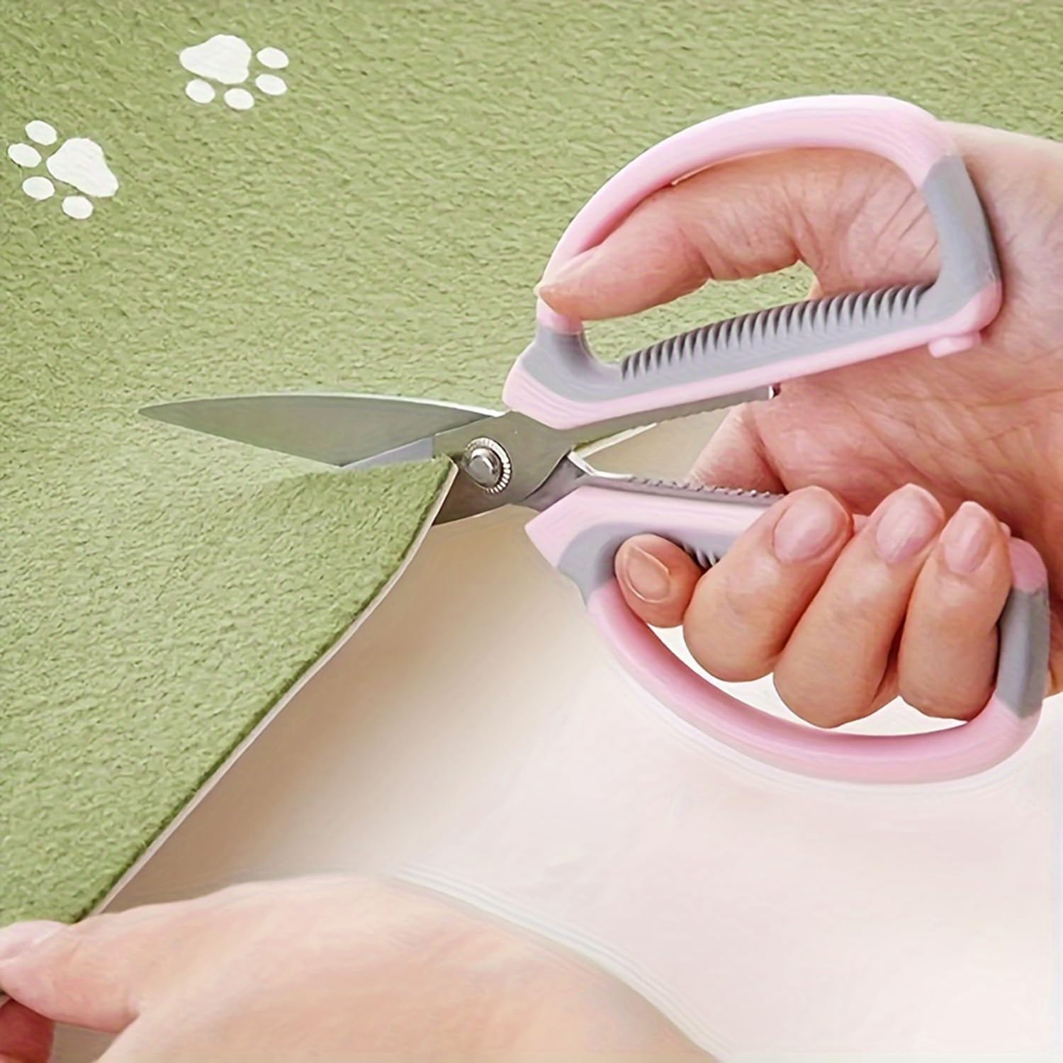 2 Pack Luminous Stair Treads Mats Anti-Slip Rugs Night Light Luminous Pads Runner Mute Home Decor Cat Staircase Carpets Protector Pattern Floor Mat Kitchen Rug for Kids and Dogs image number 1