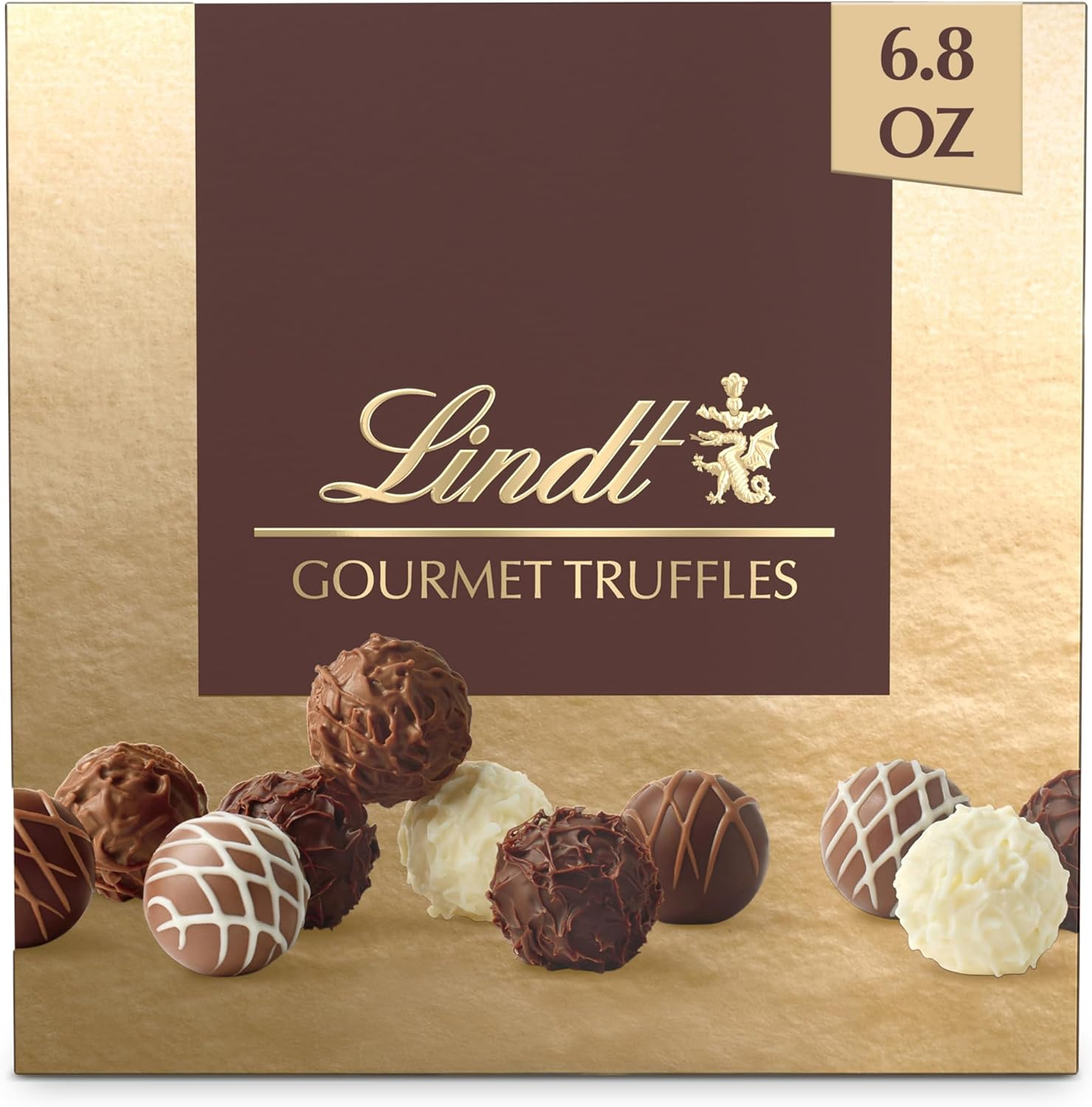 Lindt Gourmet Truffles Chocolate Box 192G