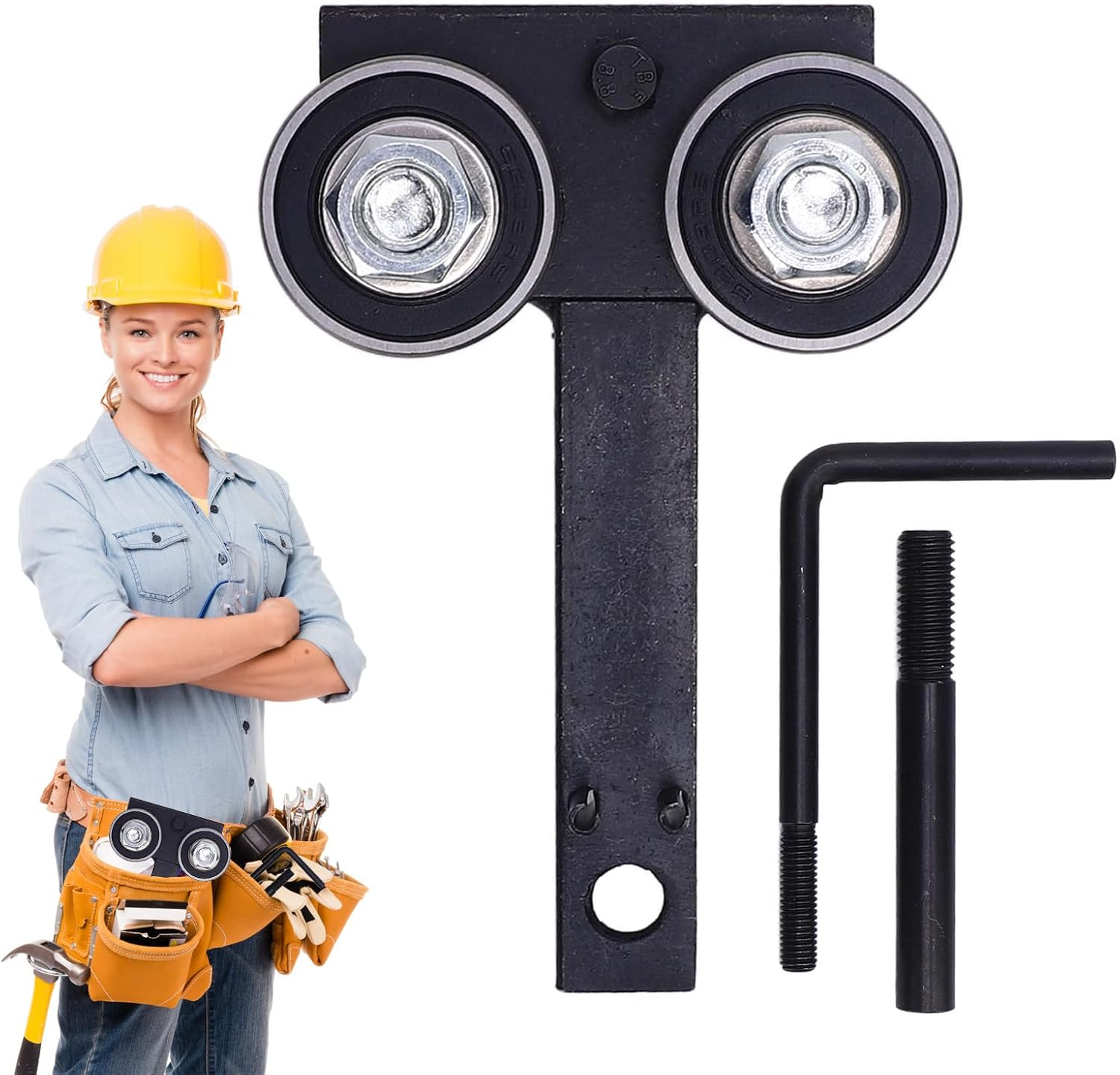 Chainsaw Bar Rail Tightening Repair Tool, Steel and Iron Bar Rail Closer Tool Adjustable, Chainsaw Bar Rail Closing Adjuster Tool for Chain Grinding, Secure and Efficient image number 4