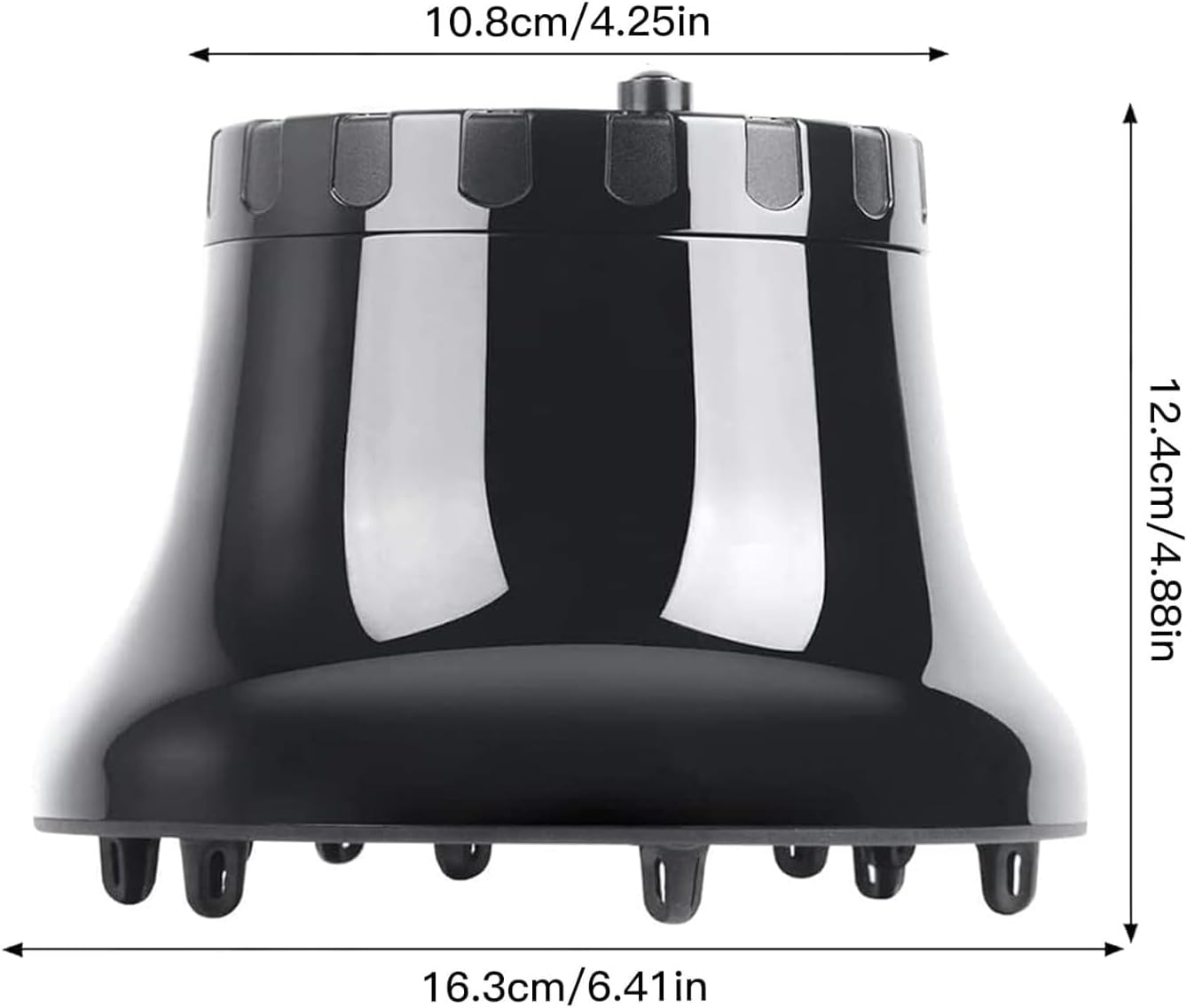 PIQIUQIU Universal Hair Diffuser Hair Dryer Adaptable for Impact Dryer with Nozzle 1.4-2.6 Inch image number 1