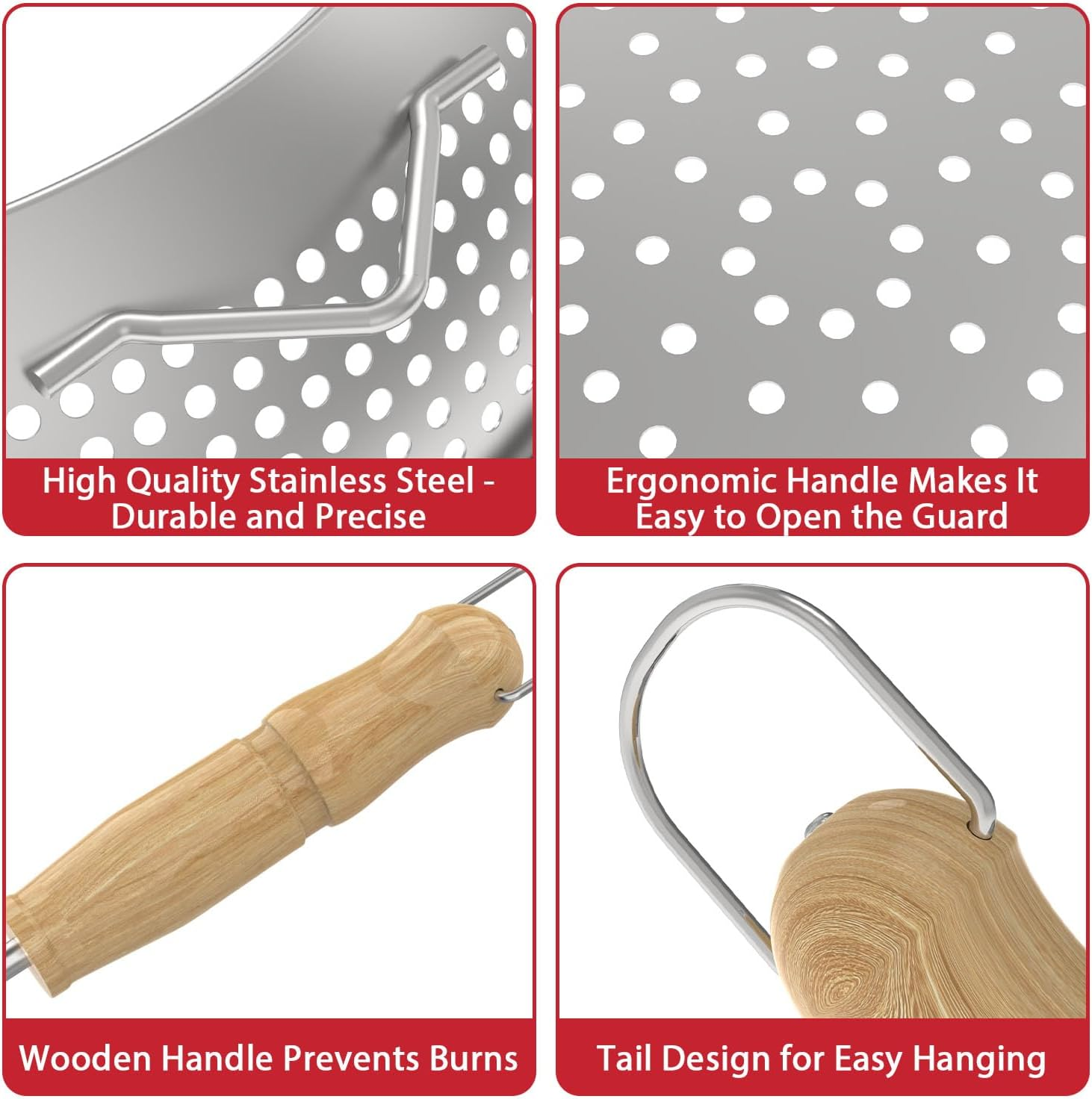 Stainless Steel Fire Pit Spark Protector Screen Mesh Protective Spark Screen (For Solo Stove Bonfire 19.5 Inch) image number 5