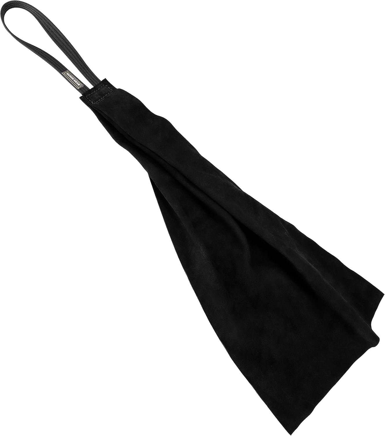 Dingo Gear Leather Bite Rag with 1 Handle Prey Drive Dog Training Tug Black 65 Cm S00487 image number 2
