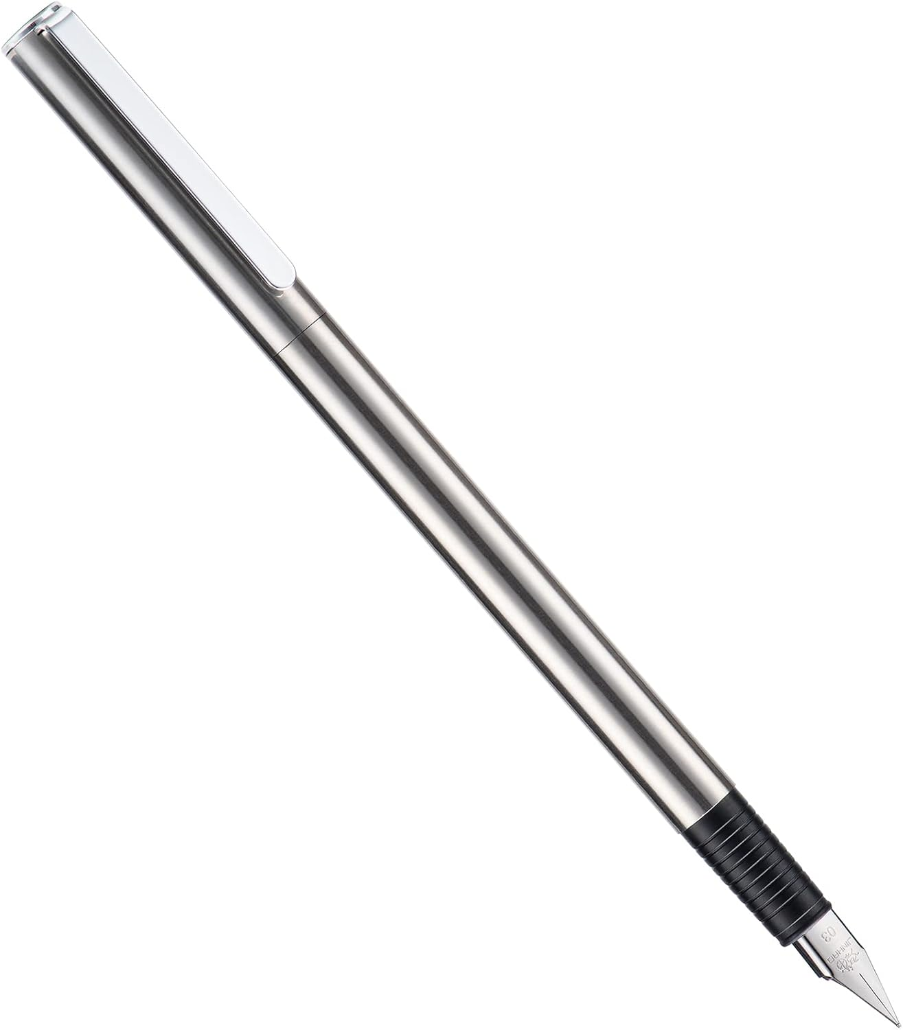 3PCS Jinhao 65 Silver Fountain Pen Set, Iridium Ultra Fine & Extra Fine & Fine Nib, Smooth Writing Pen with Converter Set image number 4