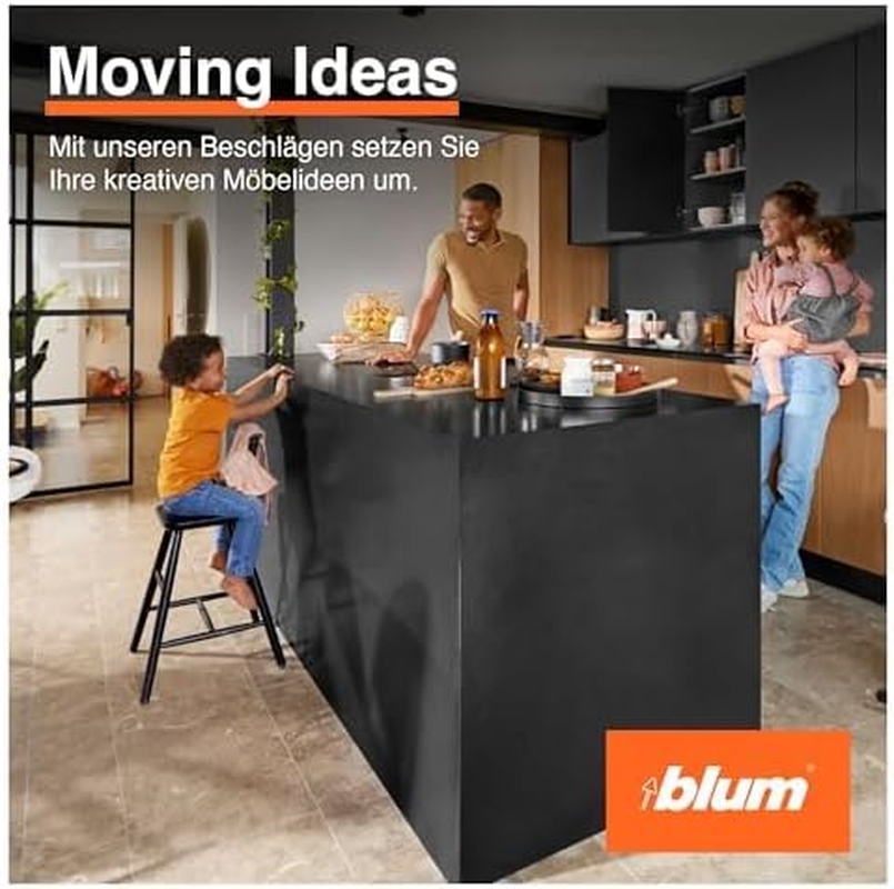 Blum Blumotion 973A (973A0500) &ndash; Snap on or Retrofit for Blum Clip Top and Clip Hinges with Straight Hinge Arm &ndash; Pack of 10 image number 4