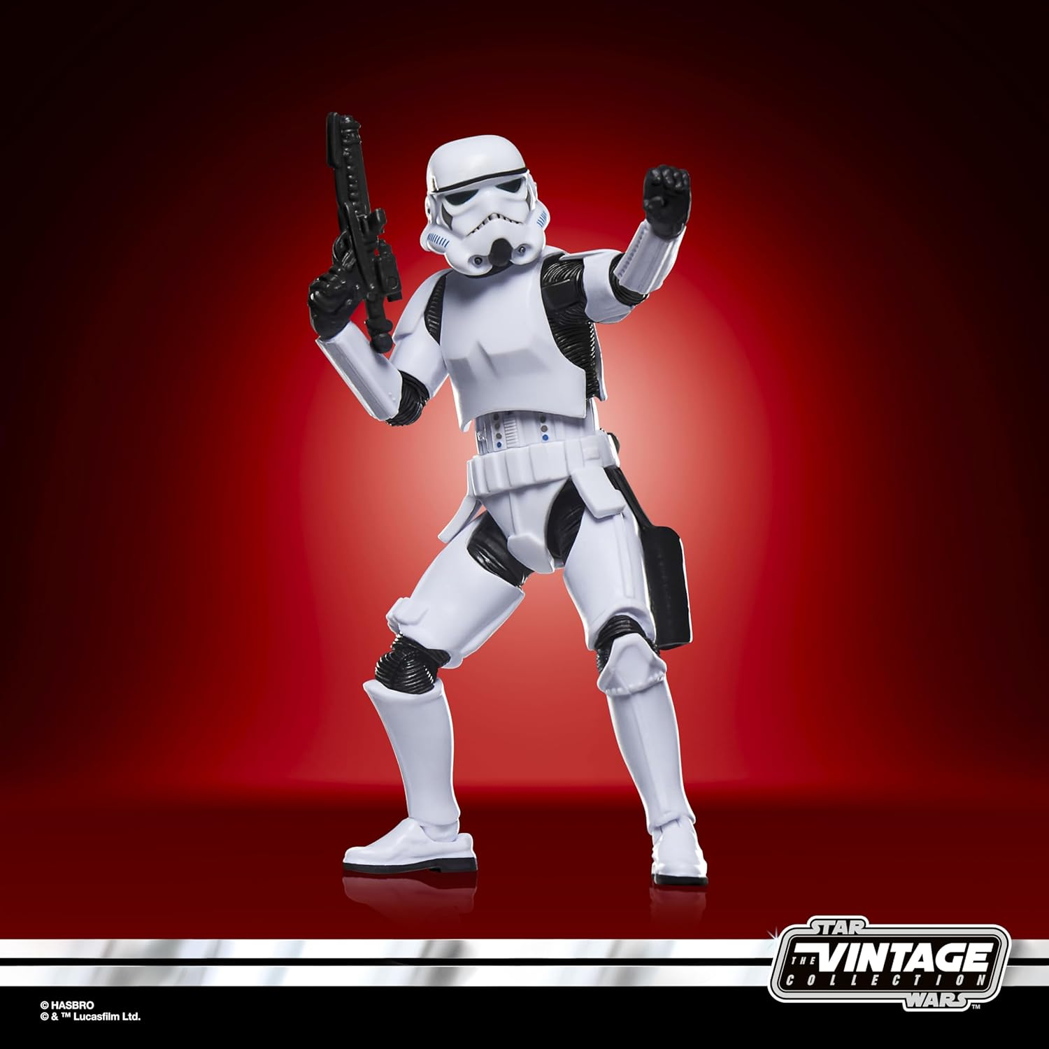 Star Wars the Vintage Collection Stormtrooper, Star Wars: a New Hope Premium 3.75 Inch Collectible Action Figure image number 1