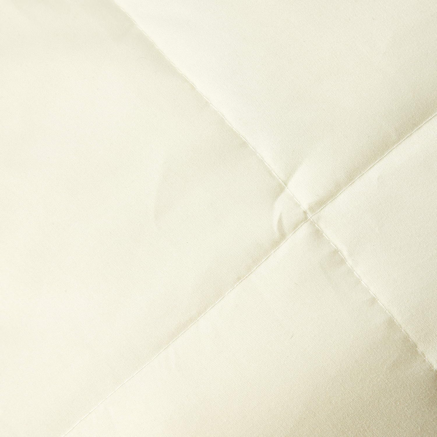 LUXOR Microfibre Weighted Blanket, Machine Washable Winter Blankets for Adults (9KG (152X203Cm)), Cream image number 1