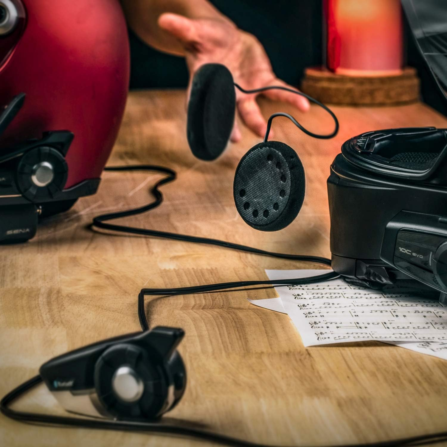 Sena - SC-A0325 High Definition Speakers, Improved Bass and Clarity | Fits 20S EVO and 30K | Upgraded (Black, One Size) image number 4