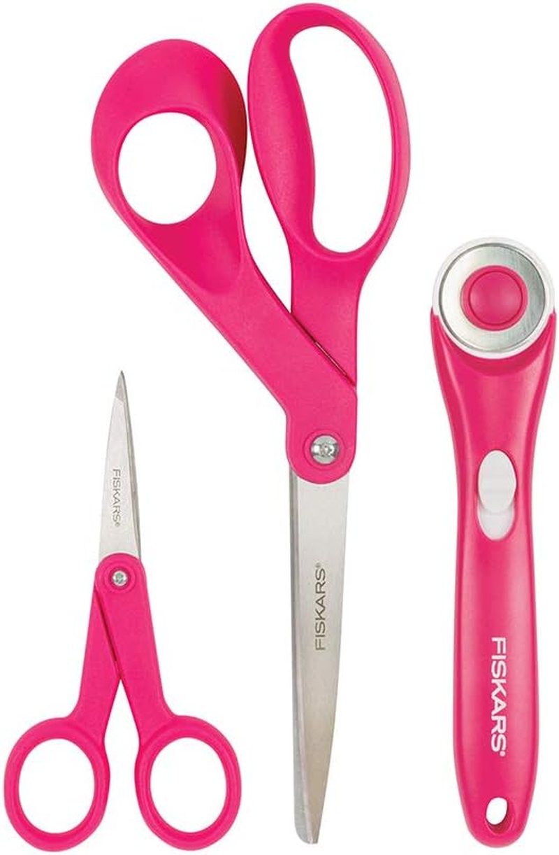 Fiskars Crafts Fiskars Home D&eacute;cor Sewing Starter Kit (3Pc), Purple 3 Count