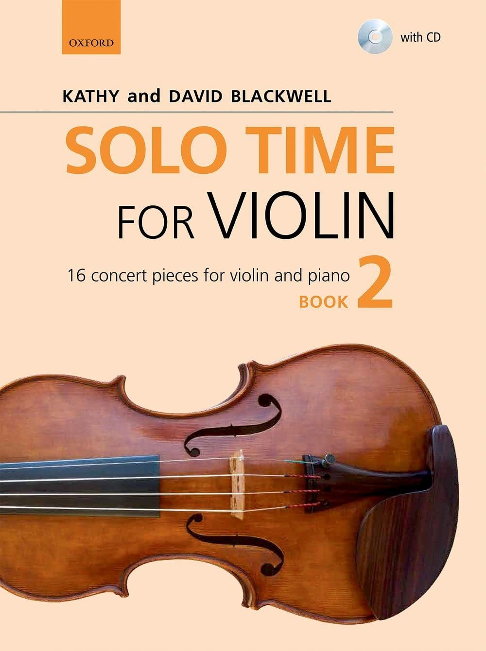 Solo Time for Violin Book 2 + CD: 16 Concert Pieces for Violin and Piano
