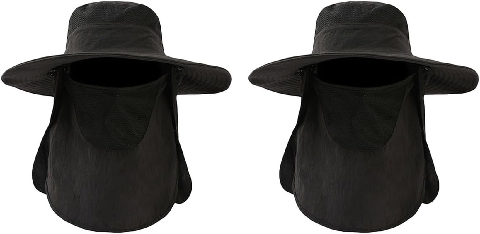 AIMALL 2PCS UPF 50+ Lightweight Breathable Fishing Hat for Men and Women, Adjustable Outdoor Sun Hat with UV Protection and Quick-Dry Fabric