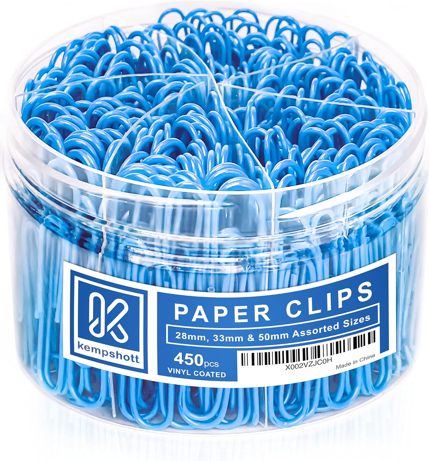 750 Paper Clips Assorted Sizes Small, Medium and Large Paperclips for Paperwork Ideal for Home, School and Office Use (Assorted, Silver)