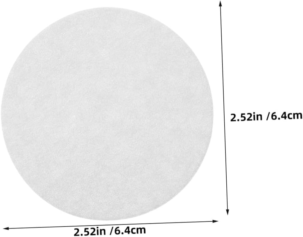 CAXUSD 600Pcs round Disposable Coffee Filter Paper for Coffee Makers Promotes Extraction and Brewing Compatible with Drip and Espresso Machines White Paper Micro-Filters for Tea Brewing image number 1