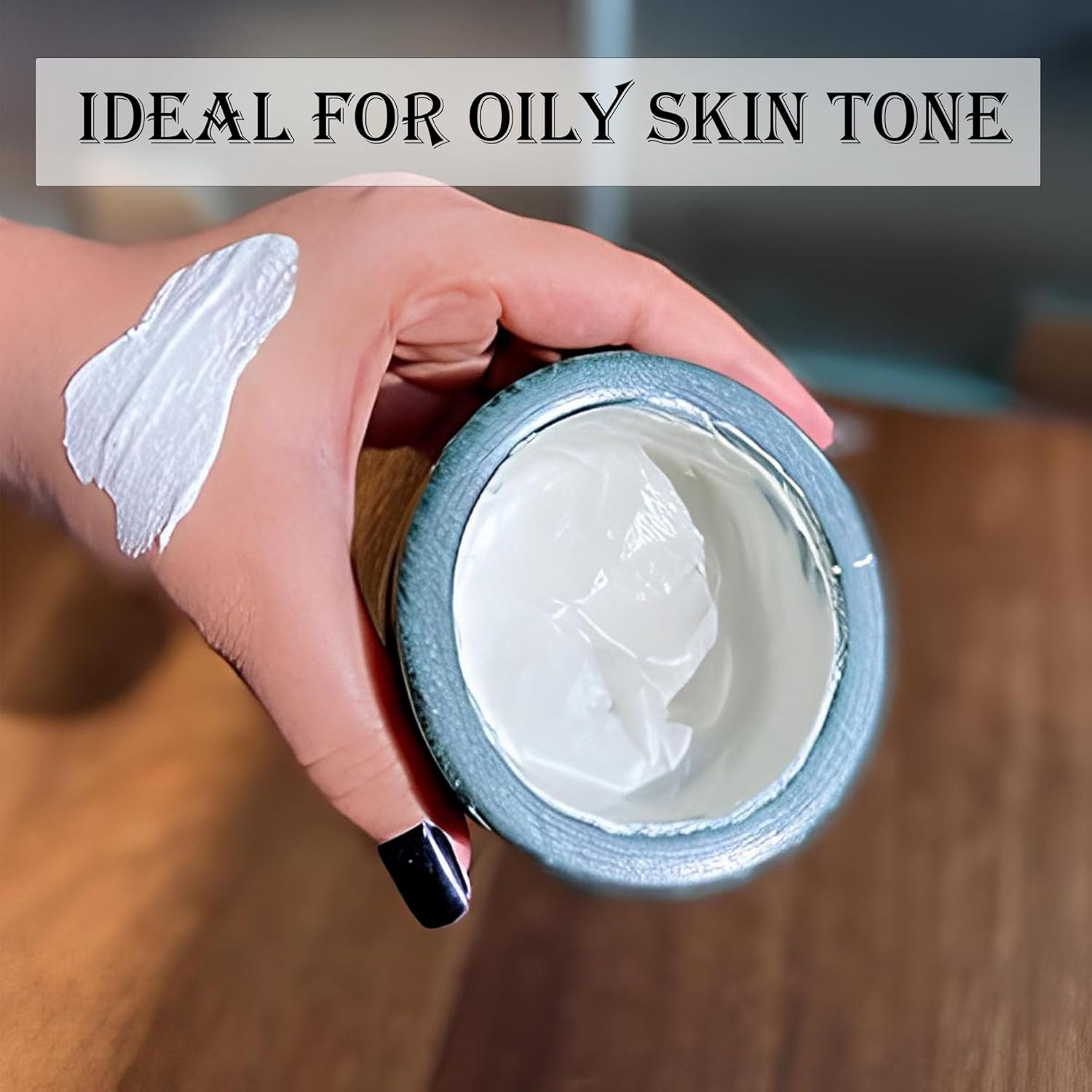 Light Kaolin Clay Powder by Mi Nature | for Detoxifying Skin | Natural Herbal Skin Care |Facial Cleansing Mask | Use to Make Masks, Creams, Scrubs, Bath Bombs, Body Wash and Soaps | for Gentle Care Made in India | 100G (3.5Oz) image number 3