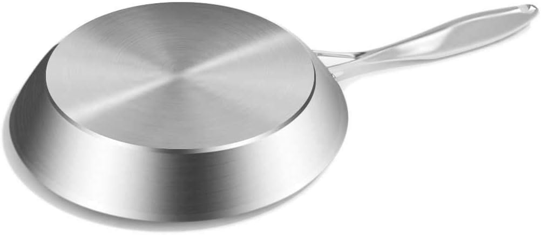 SOGA Stainless Steel Fry Pan Induction Frying Pan Non Stick Interior 220 * 43Hmm image number 5